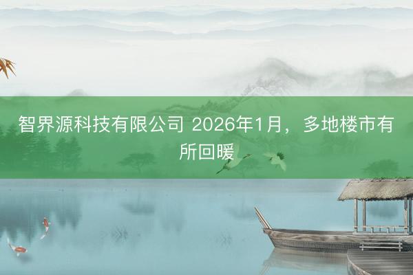 智界源科技有限公司 2026年1月，多地楼市有所回暖