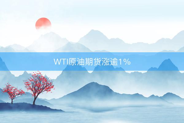 WTI原油期货涨逾1%