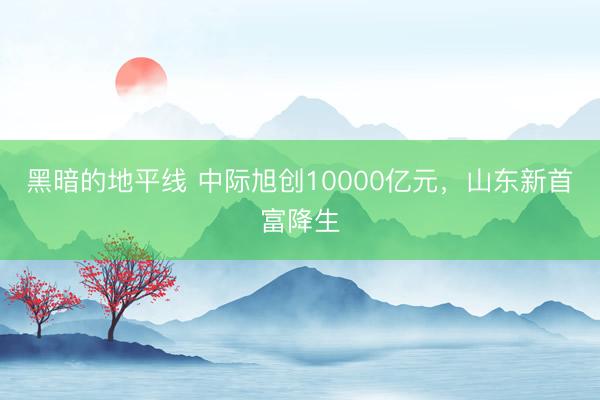 黑暗的地平线 中际旭创10000亿元，山东新首富降生